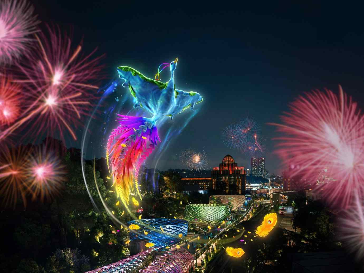 Sentosa Island Beach and Attractions